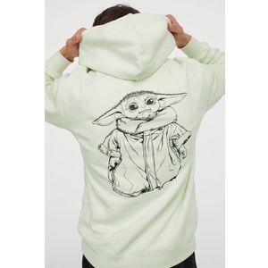 Hu0026M | Shirts | Hm The Mandalorian Star Wars Yoda Hoodie S | Poshmark